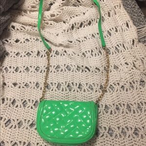 Bright green forever 21 bag